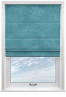 Odessa Velvet, Spa - Roman Blind